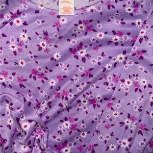 Cat and Jack girls pajamas size 10/12 new with tags purple color